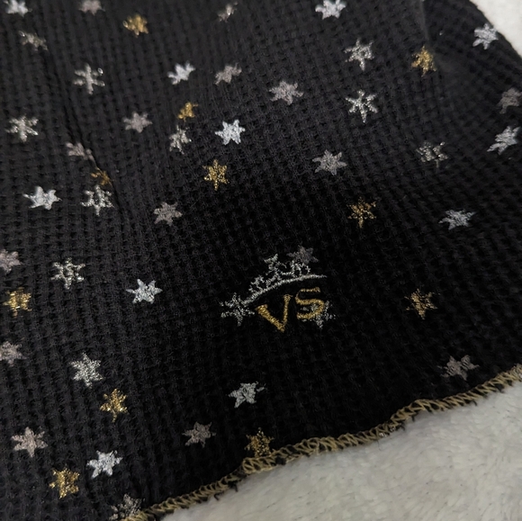 Victoria’s Secret waffle thermal knit star print cami y2K - Picture 3 of 9